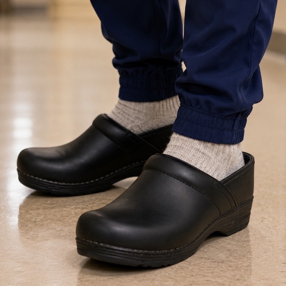 Dansko Professional Leather Clogs EU 44 Men's 10.5–11 Womens 12.5 Slip Resistant